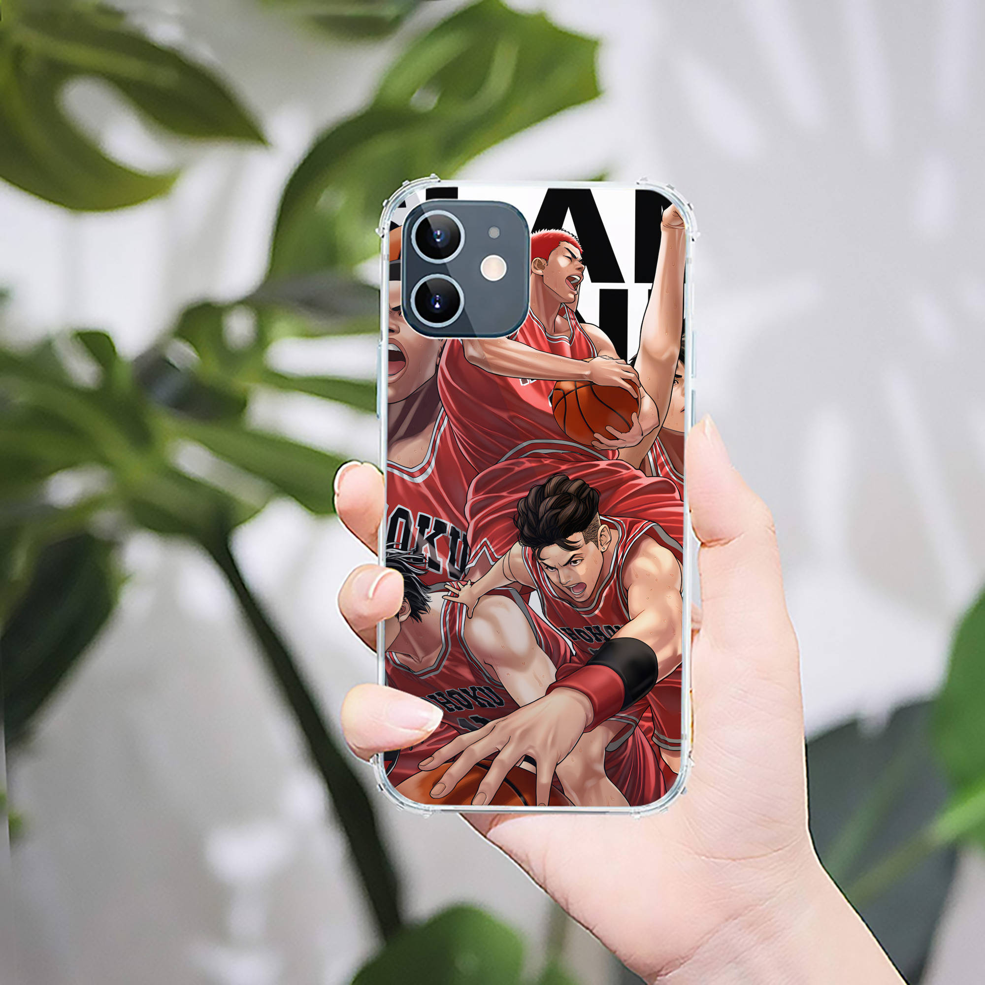 （画像用） SLAM DUNK／スラムダンク 【iPhone 12シリーズ対応】透明スマホケース（クリアソフトケース）